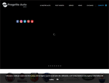 Tablet Screenshot of gruppoprogettoauto.com